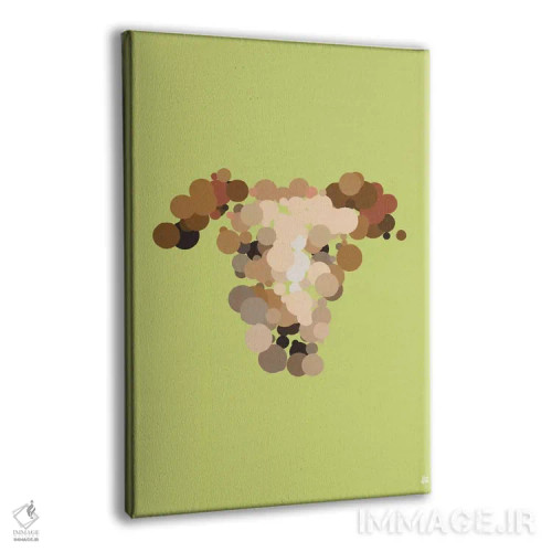 تابلو دکوراتیو جویی اثر یونی آلتر - نمای پرسپکتیو محصول