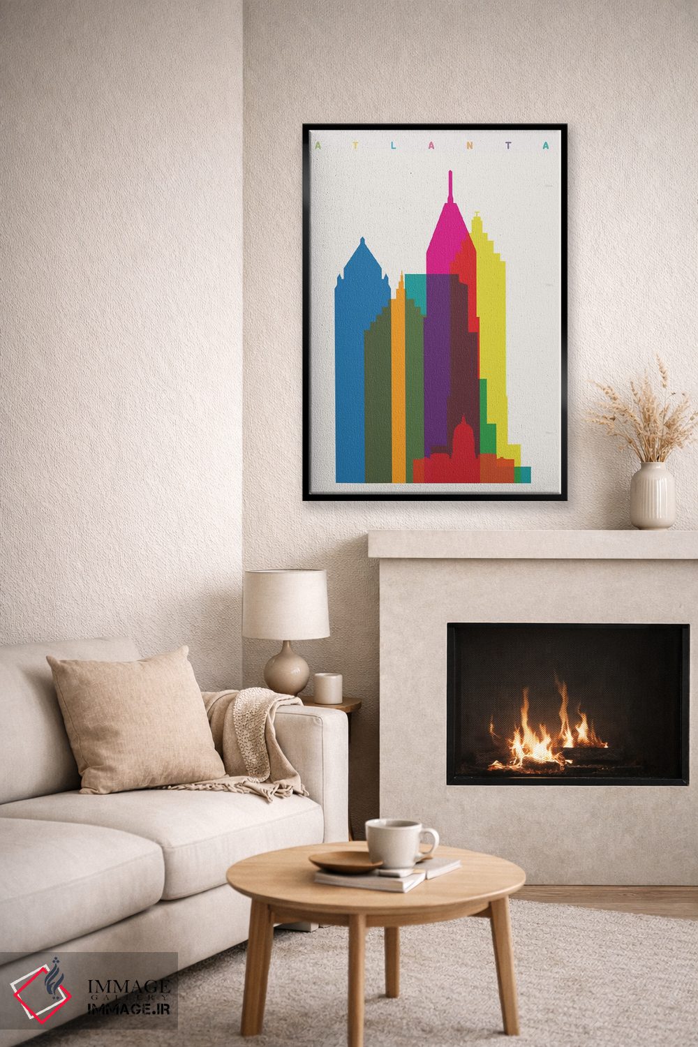 تابلو دکوراتیو آتلانتا اثر یونی آلتر - D6B