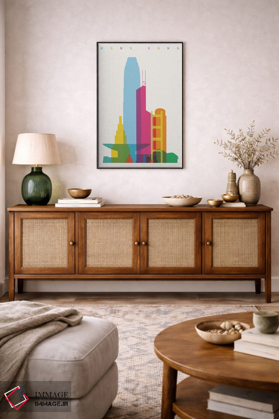 تابلو دکوراتیو هنگ کنگ اثر یونی آلتر - D5B