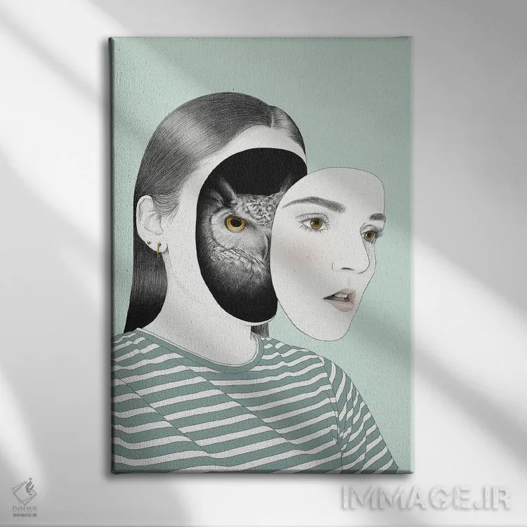 تابلو دکوراتیو ماریلا اثر یانین رویبال - نمای روبهرو روی دیوار