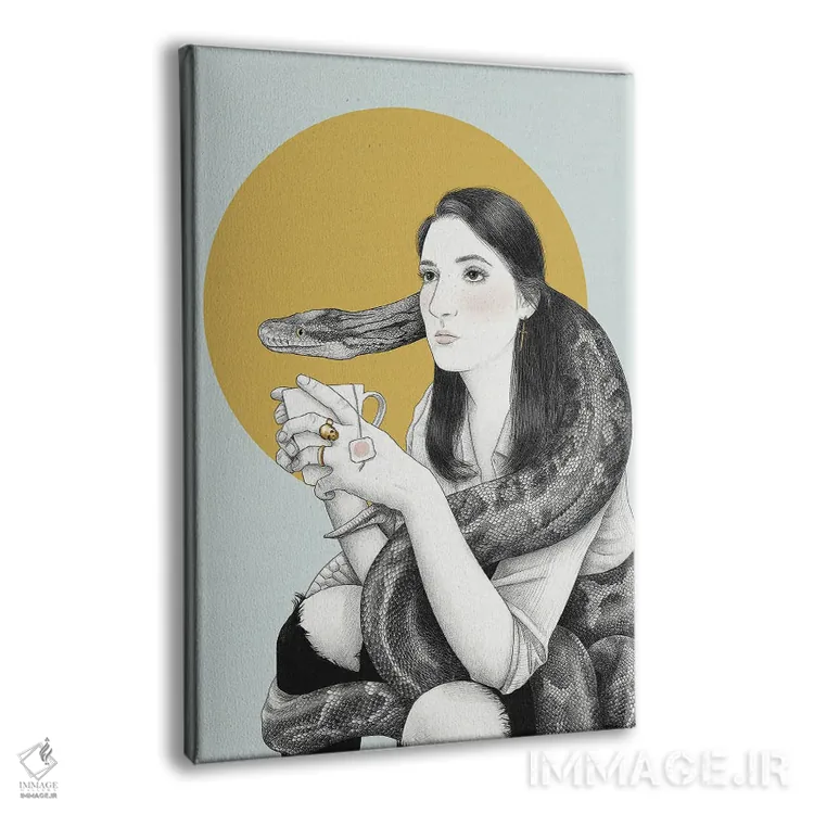تابلو دکوراتیو تسلیم اثر یانین رویبال - نمای پرسپکتیو محصول