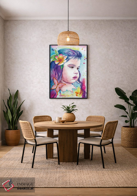 تابلو دکوراتیو معصومیت اثر یوبیس گوسمان - D3B