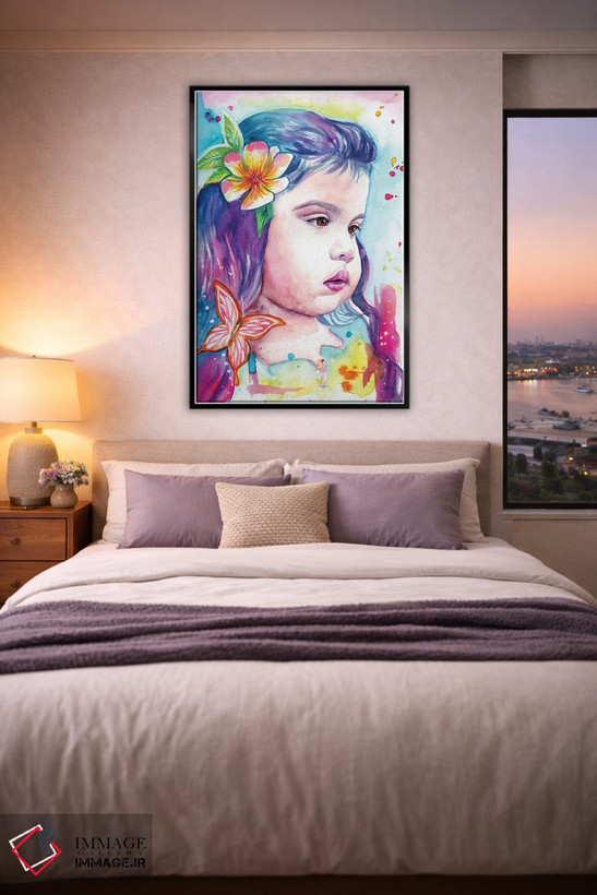 تابلو دکوراتیو معصومیت اثر یوبیس گوسمان - D5B