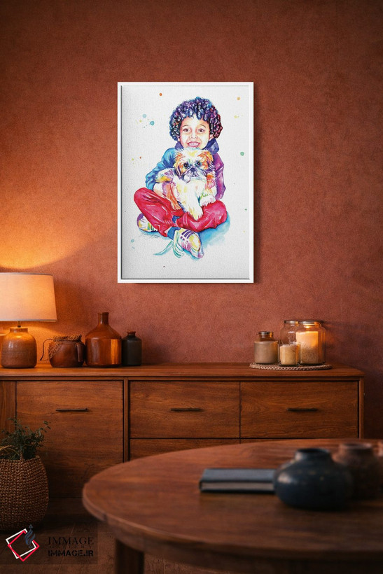 تابلو دکوراتیو دوستان کوچک شیرین اثر یوبیس گوسمان - D2W