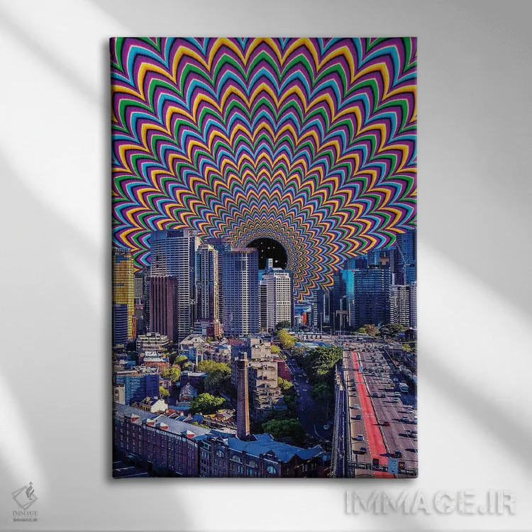 تابلو دکوراتیو پاتوق سیدنی اثر یگور ژولدیبین - نمای روبهرو روی دیوار