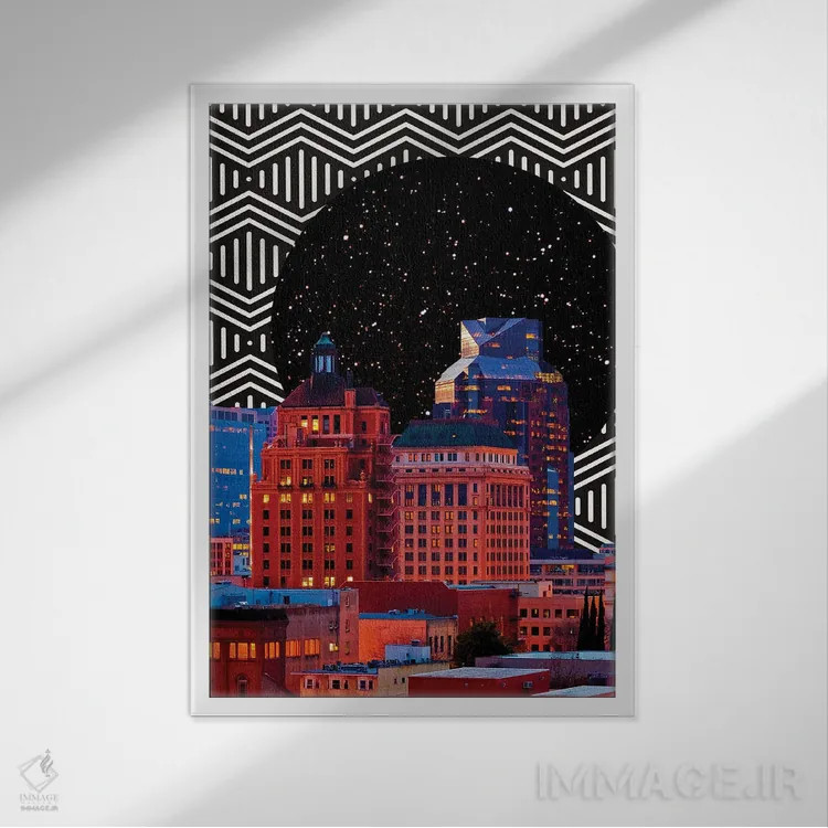 تابلو دکوراتیو ساکرامنتو اثر یگور ژولدیبین - نمای قابدار سفید