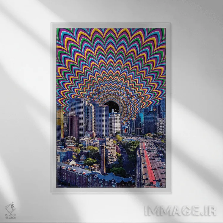 تابلو دکوراتیو پاتوق سیدنی اثر یگور ژولدیبین - نمای قابدار سفید