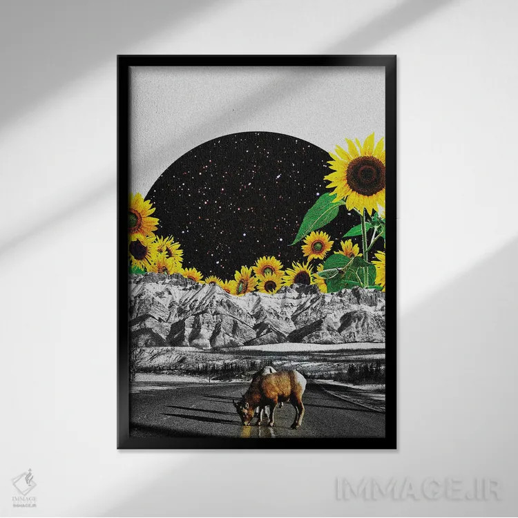 تابلو دکوراتیو خوشمزه اثر یگور ژولدیبین - نمای قابدار مشکی