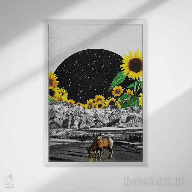 تابلو دکوراتیو خوشمزه اثر یگور ژولدیبین - نمای قابدار سفید