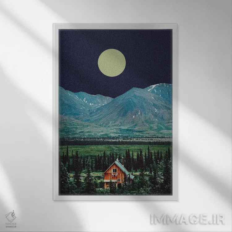 تابلو دکوراتیو زوال اثر یگور ژولدیبین - نمای قابدار سفید