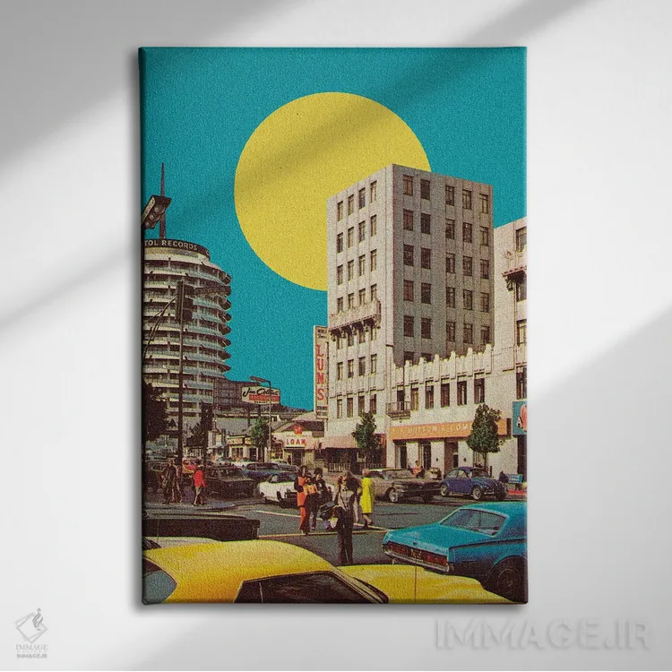 تابلو دکوراتیو ماجراها ماجراها ماجراها اثر یگور ژولدیبین - نمای روبهرو روی دیوار