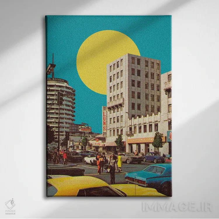 تابلو دکوراتیو ماجراها ماجراها ماجراها اثر یگور ژولدیبین - نمای روبهرو روی دیوار