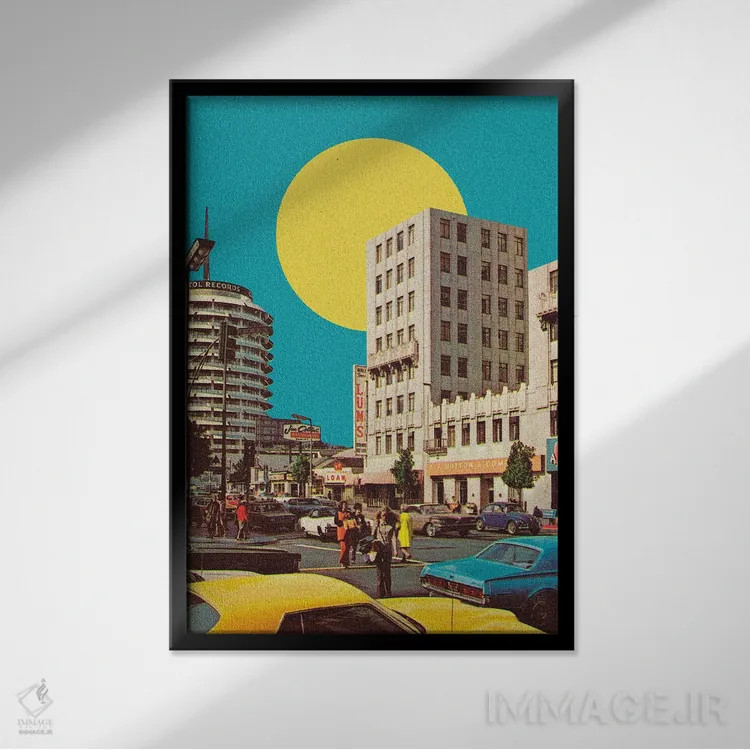تابلو دکوراتیو ماجراها ماجراها ماجراها اثر یگور ژولدیبین - نمای قابدار مشکی