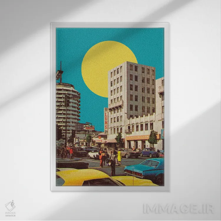 تابلو دکوراتیو ماجراها ماجراها ماجراها اثر یگور ژولدیبین - نمای قابدار سفید
