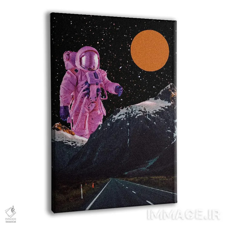تابلو دکوراتیو من به سیاره ات نیاز دارم اثر یگور ژولدیبین - نمای پرسپکتیو محصول