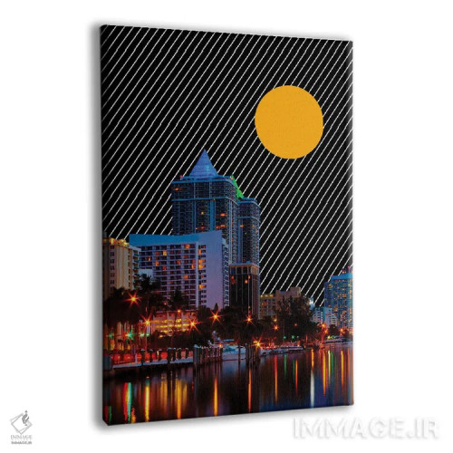 تابلو دکوراتیو سراب میامی اثر یگور ژولدیبین - نمای پرسپکتیو محصول