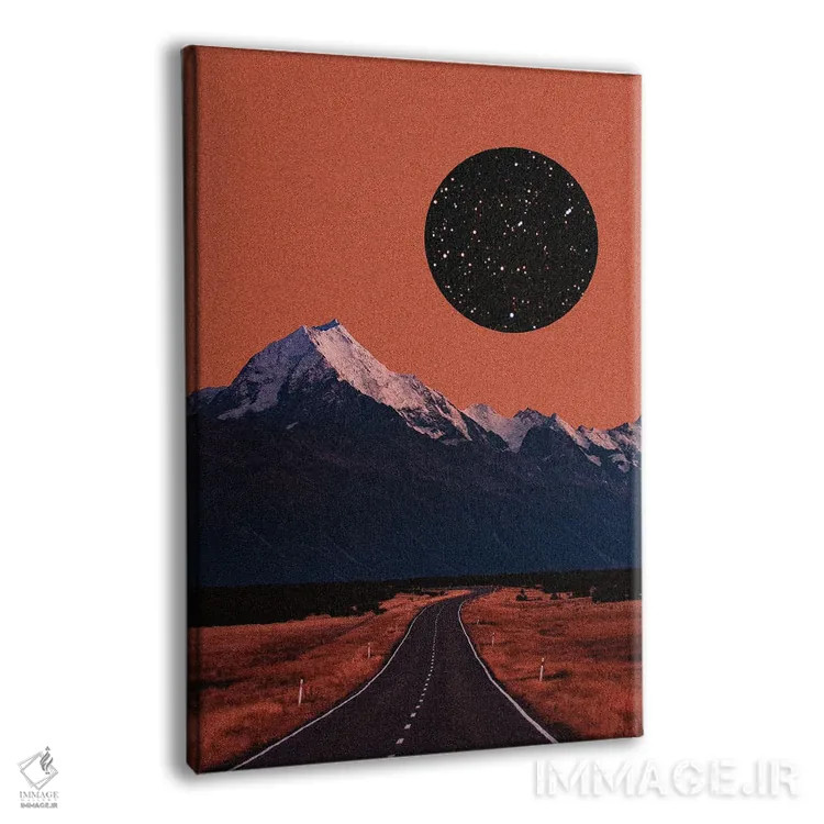 تابلو دکوراتیو عروج اثر یگور ژولدیبین - نمای پرسپکتیو محصول