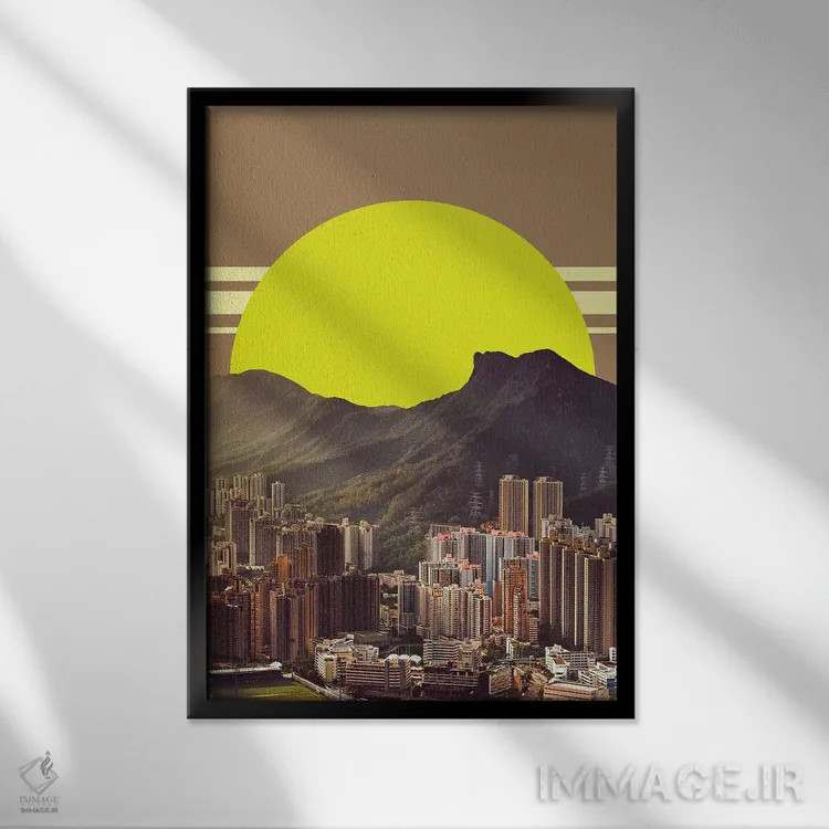 تابلو دکوراتیو سکوت محترمانه اثر یگور ژولدیبین - نمای قابدار مشکی