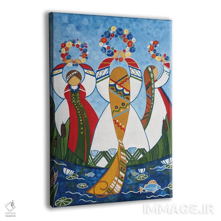 تابلو دکوراتیو ایوان کوپالا اثر یولیا بلاسلا - نمای پرسپکتیو محصول
