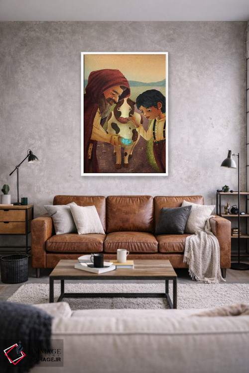 تابلو دکوراتیو جک و لوبیاها اثر یلـو ربیت کاتج - D1W