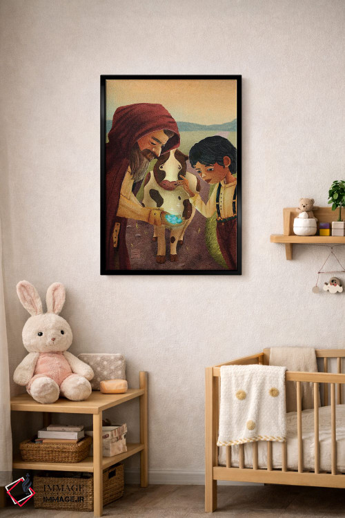تابلو دکوراتیو جک و لوبیاها اثر یلـو ربیت کاتج - D4B