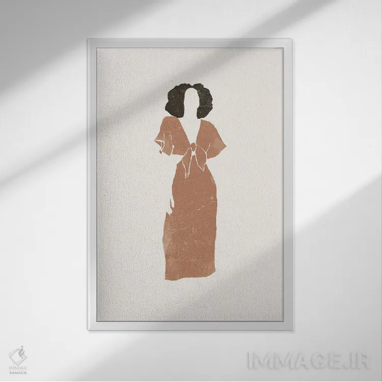 تابلو مینیمال تابستان سی ینا شماره سه اثر یویو پونت - نمای قابدار سفید