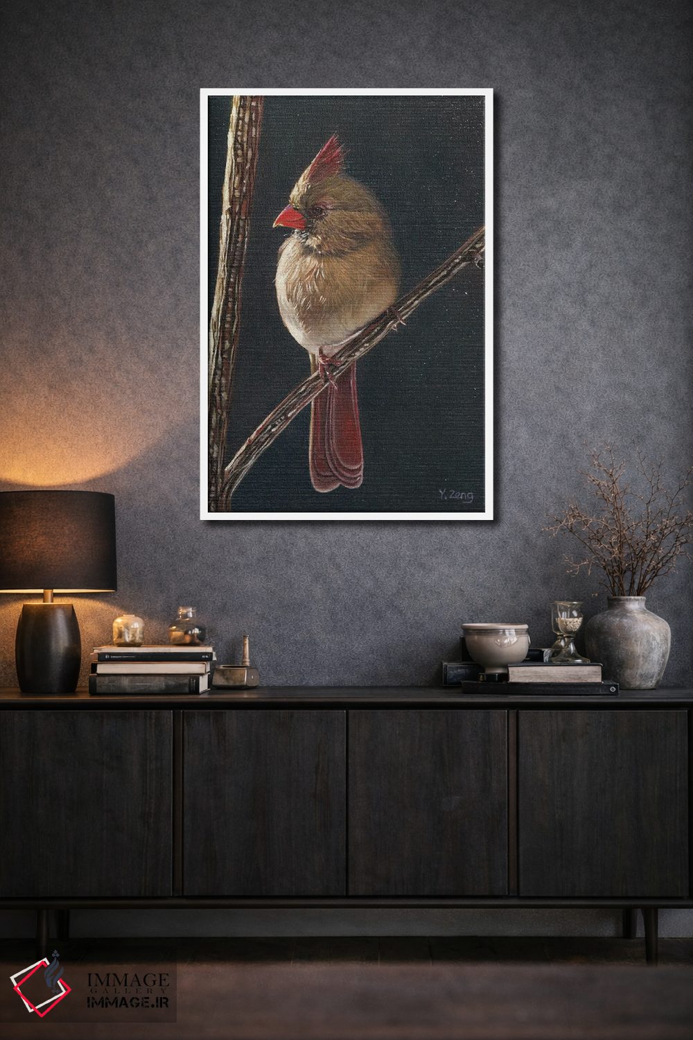 تابلو دکوراتیو کارباورال ماده اثر یوئه زنگ - D1W