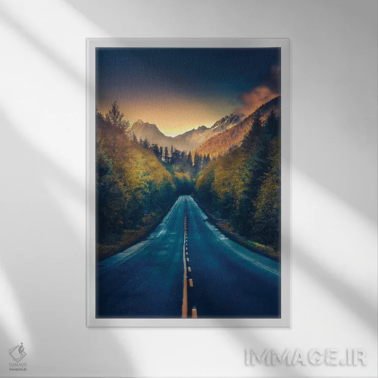 تابلو دکوراتیو آغاز اثر زک دولر - نمای قابدار سفید