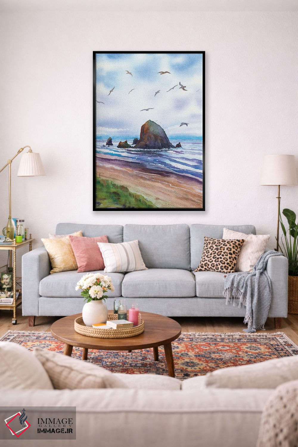 تابلو دکوراتیو Cannon Beach Oregon Coast,صخره های های استک، ساحل کنن… اثر زایرا ژائوبایوا - D1B
