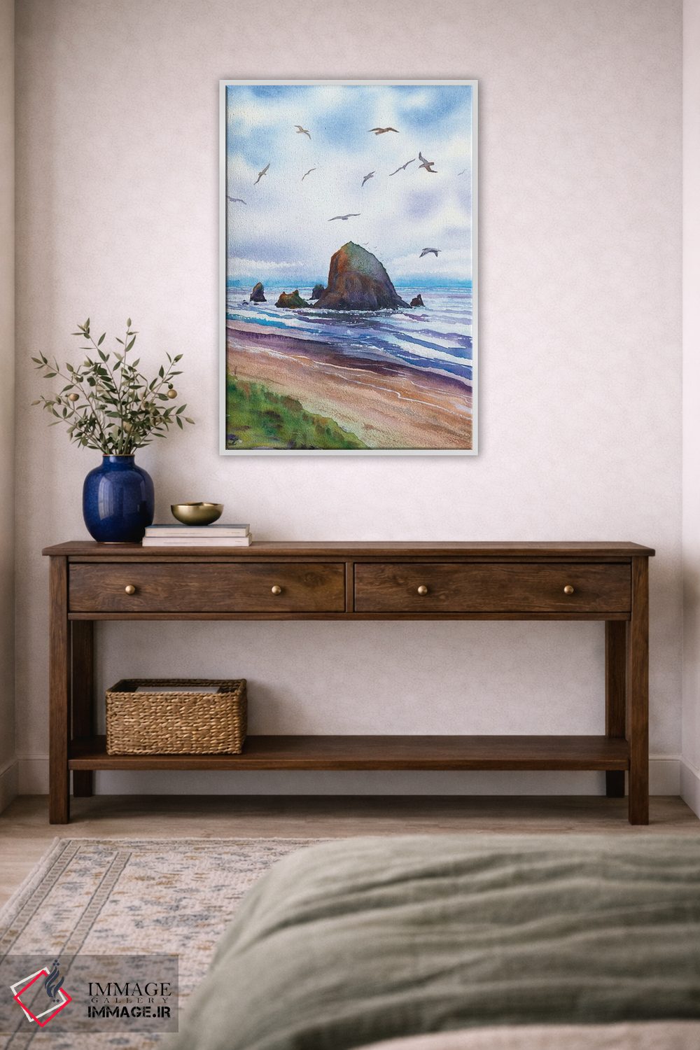 تابلو دکوراتیو Cannon Beach Oregon Coast,صخره های های استک، ساحل کنن… اثر زایرا ژائوبایوا - D3W