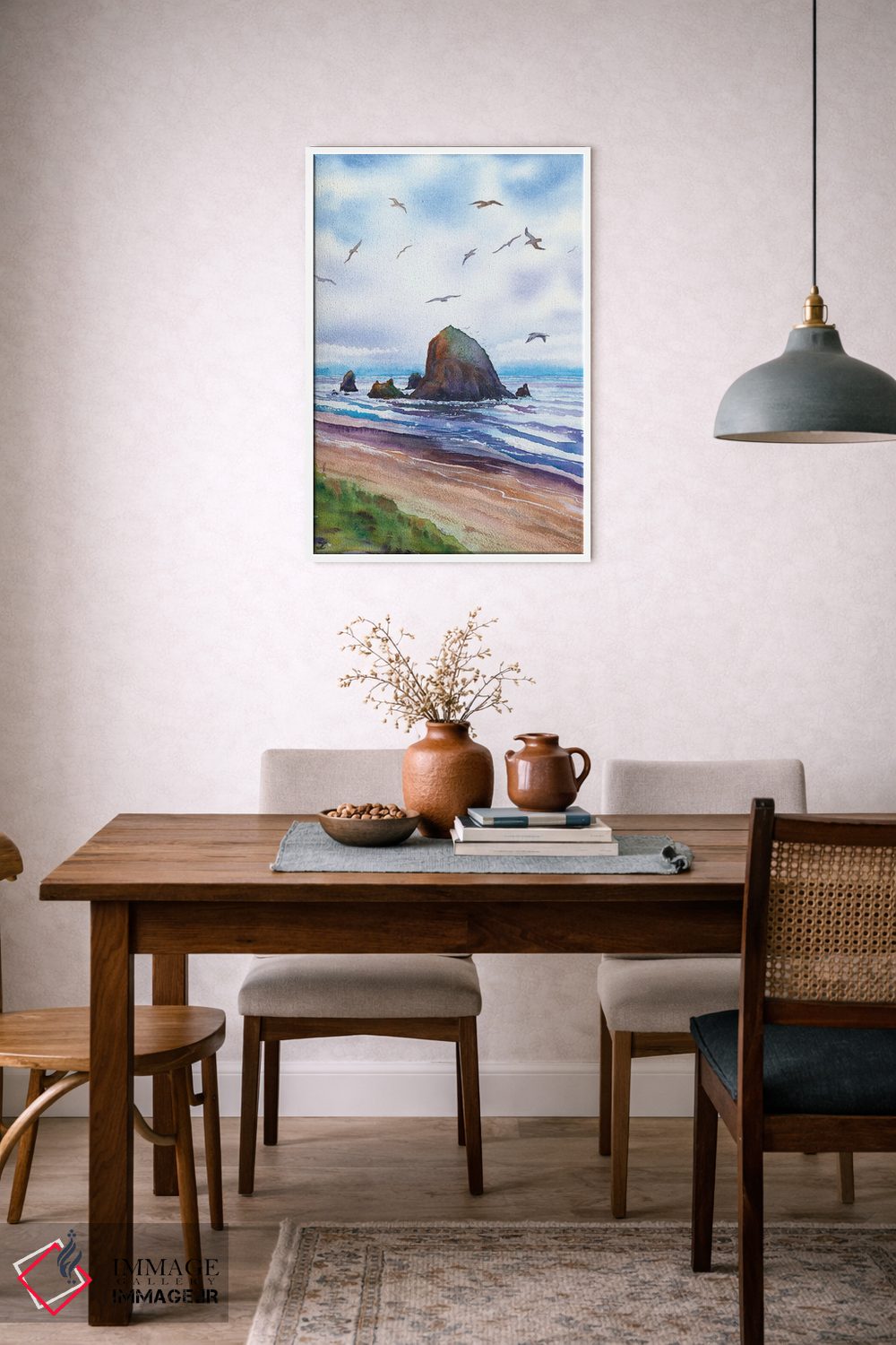 تابلو دکوراتیو Cannon Beach Oregon Coast,صخره های های استک، ساحل کنن… اثر زایرا ژائوبایوا - D5W