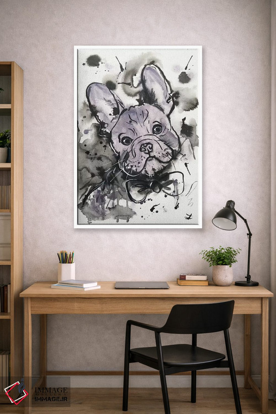 تابلو دکوراتیو فرنچی بنفشه ای اثر زایرا ژائوبایوا - D1W