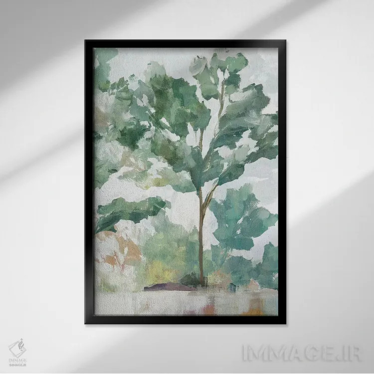 تابلو دکوراتیو زیبایی بی صدا II اثر ایزابل زد - نمای قابدار مشکی