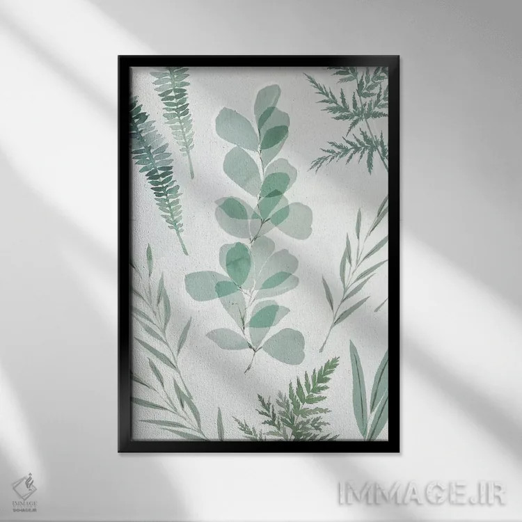 تابلو انتزاعی روزی به زودی II اثر ایزابل زد - نمای قابدار مشکی