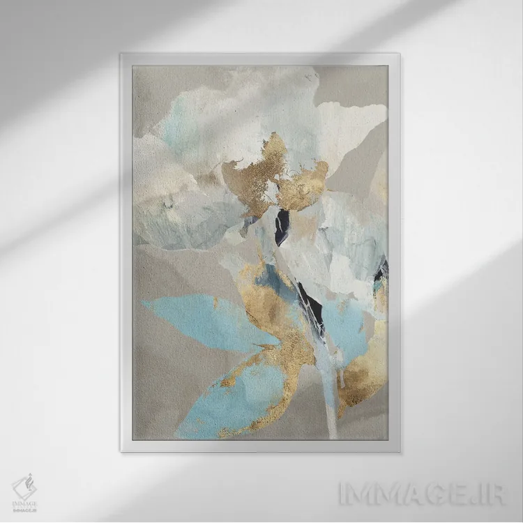 تابلو انتزاعی زیبایی اصیل II اثر ایزابل زد - نمای قابدار سفید