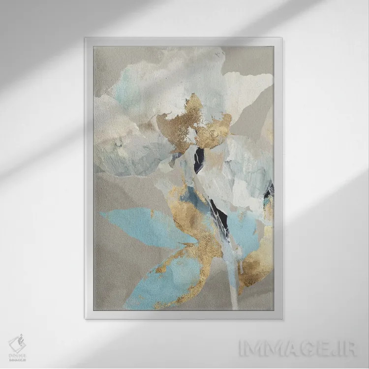تابلو انتزاعی زیبایی اصیل II اثر ایزابل زد - نمای قابدار سفید