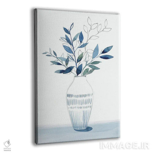 تابلو دکوراتیو دسته گل نیلی II اثر ایزابل زد - نمای پرسپکتیو محصول