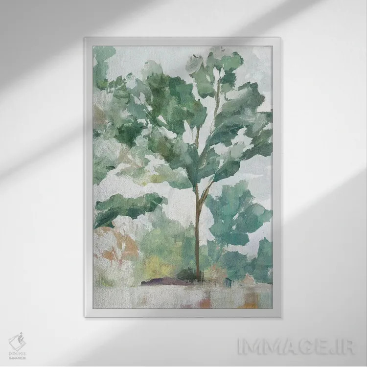 تابلو دکوراتیو زیبایی بی صدا II اثر ایزابل زد - نمای قابدار سفید
