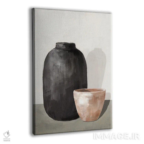 تابلو مینیمال گلدان ها II اثر ایزابل زد - نمای پرسپکتیو محصول
