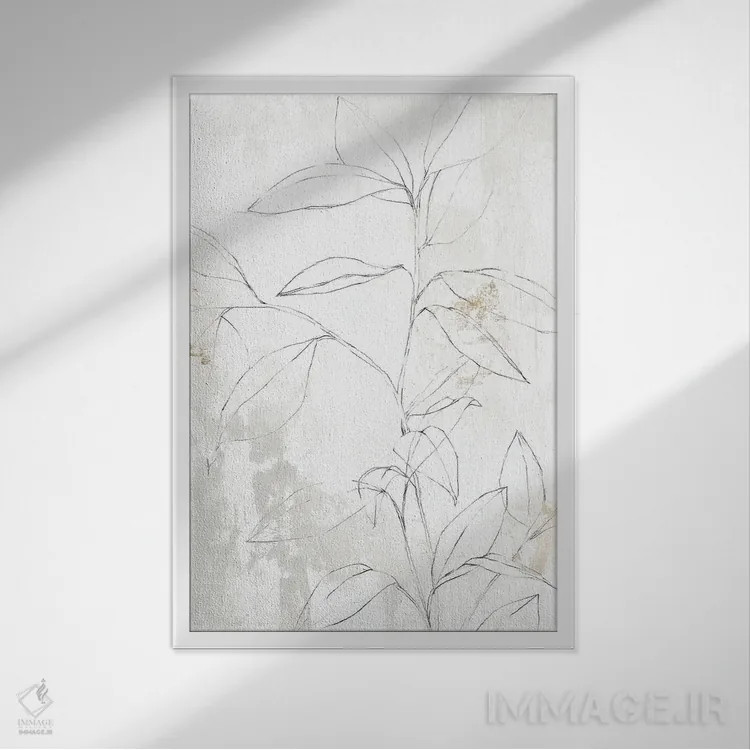 تابلو مینیمال مندولا II اثر ایزابل زد - نمای قابدار سفید