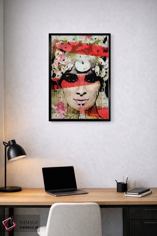 تابلو دکوراتیو صورت چهار اثر وین زپ - D2B