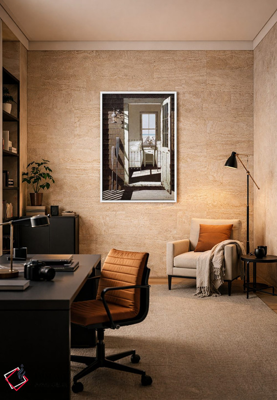تابلو دکوراتیو پنکه برقی اثر ژن هوان لو - D6W