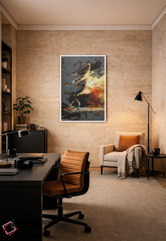 تابلو دکوراتیو تکامل معاون ۵ اثر زیل هوک - D5W