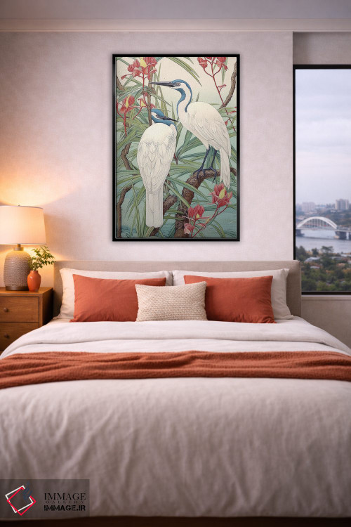 تابلو دکوراتیو One,پرهای سلطنتی یک اثر استیو هونزیکر - D5B