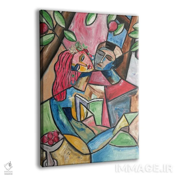 تابلو کلاسیک راز عشق اثر زولو آرت - نمای پرسپکتیو محصول