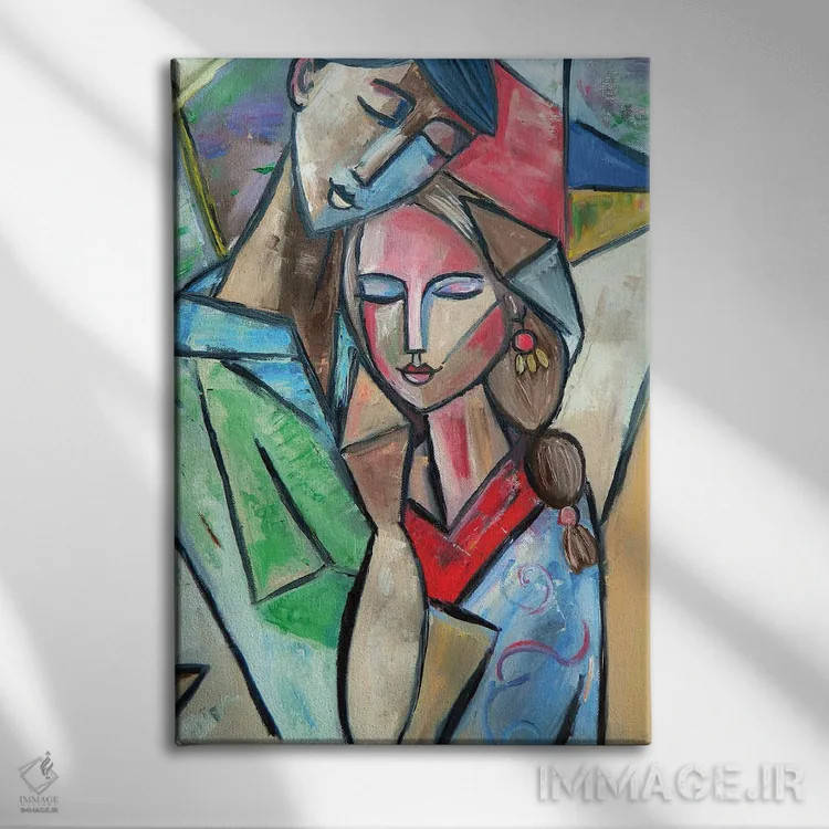 تابلو کلاسیک با هم اثر زولو آرت - نمای روبهرو روی دیوار
