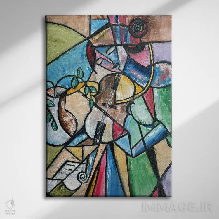 تابلو کلاسیک سرود بهاری اثر زولو آرت - نمای روبهرو روی دیوار