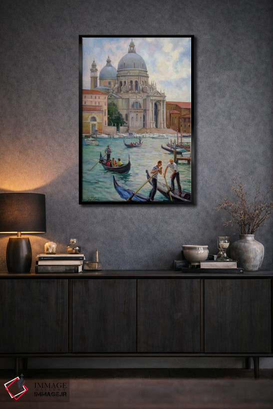 تابلو دکوراتیو Grand Canal Venice,لا سالوته، کانال بزرگ ونیز اثر سرگوی زلنکو - D3B
