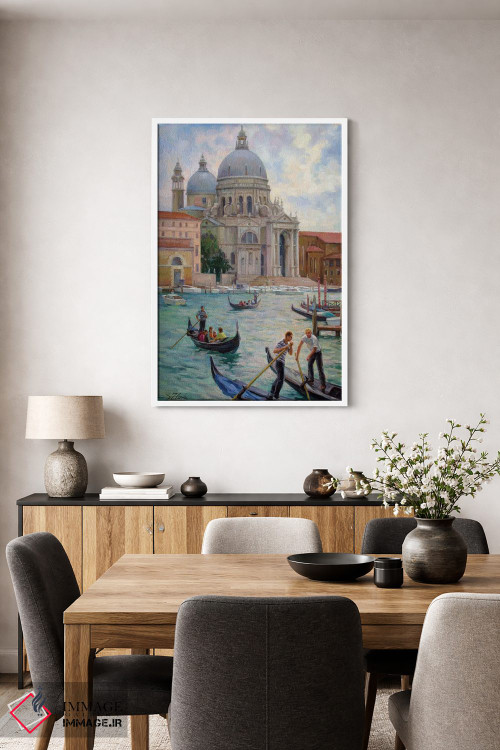 تابلو دکوراتیو Grand Canal Venice,لا سالوته، کانال بزرگ ونیز اثر سرگوی زلنکو - D5W