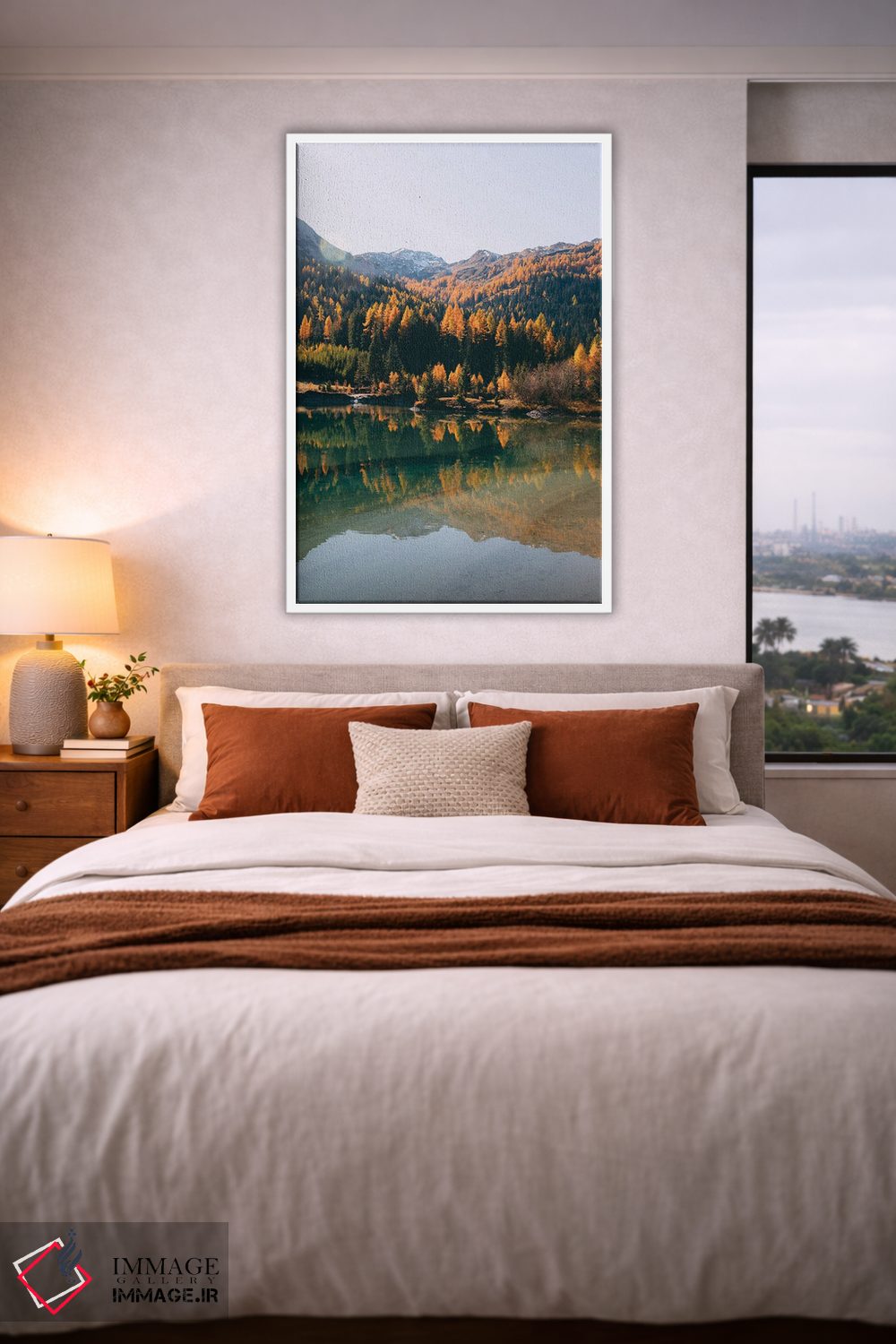تابلو دکوراتیو دریاچه اشلیرر، اتریش ۱ اثر سباستین شایخل - D3W